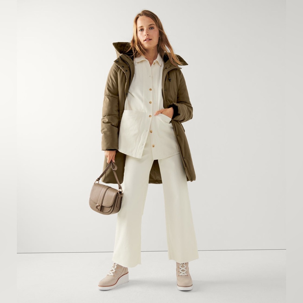 Cole Haan ZERØGRAND City Wedge Hiker Boots – Light Sesame – Size 9.5 – New - Picture 8 of 16